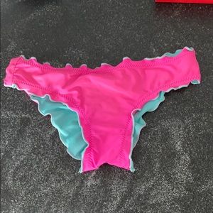 Ruffled bikini bottoms